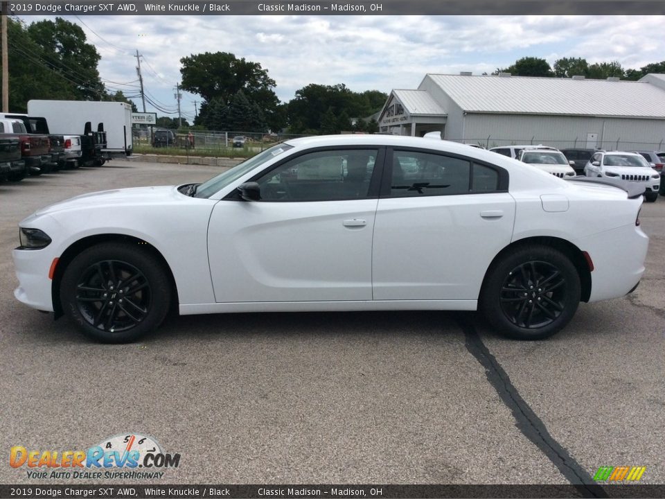 2019 Dodge Charger SXT AWD White Knuckle / Black Photo #6