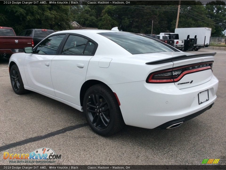 2019 Dodge Charger SXT AWD White Knuckle / Black Photo #7