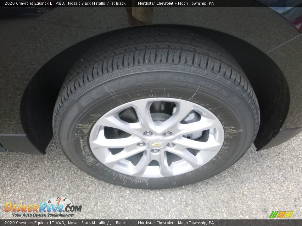 2020 Chevrolet Equinox LT AWD Mosaic Black Metallic / Jet Black Photo #8