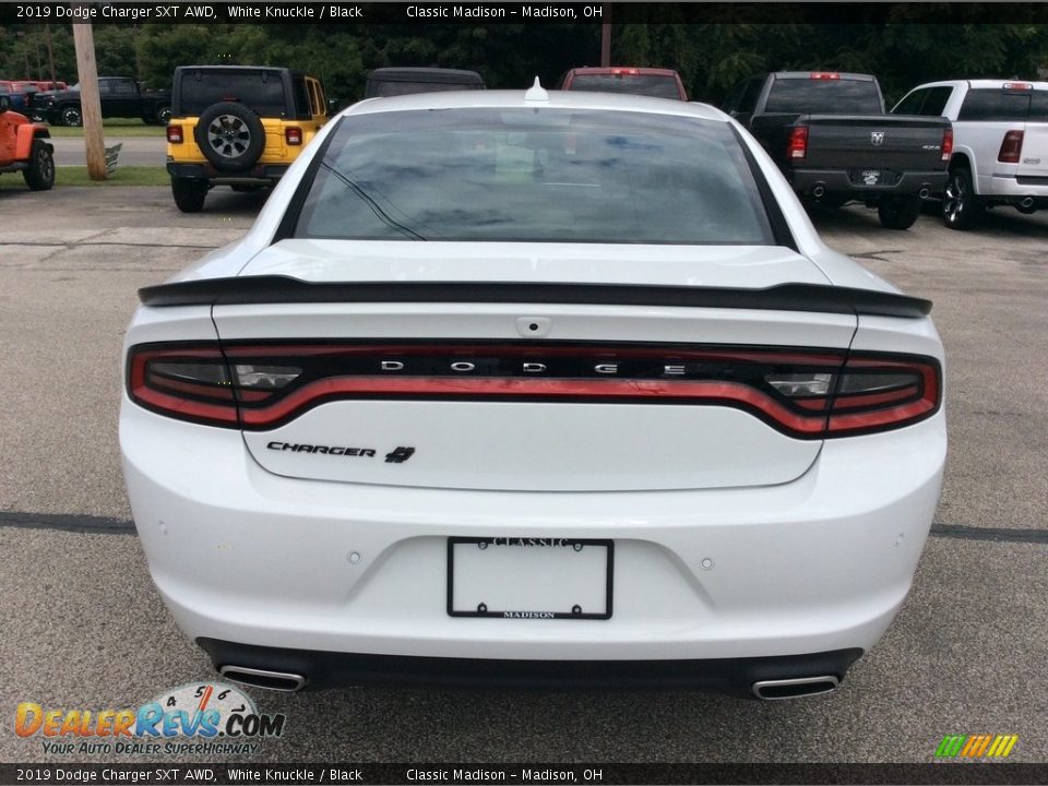 2019 Dodge Charger SXT AWD White Knuckle / Black Photo #8