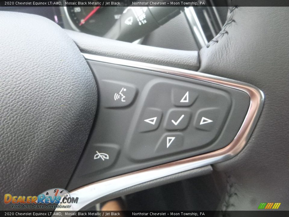 2020 Chevrolet Equinox LT AWD Mosaic Black Metallic / Jet Black Photo #18