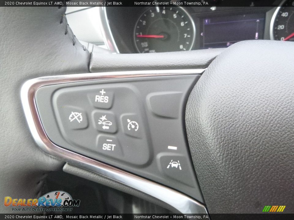 2020 Chevrolet Equinox LT AWD Mosaic Black Metallic / Jet Black Photo #19