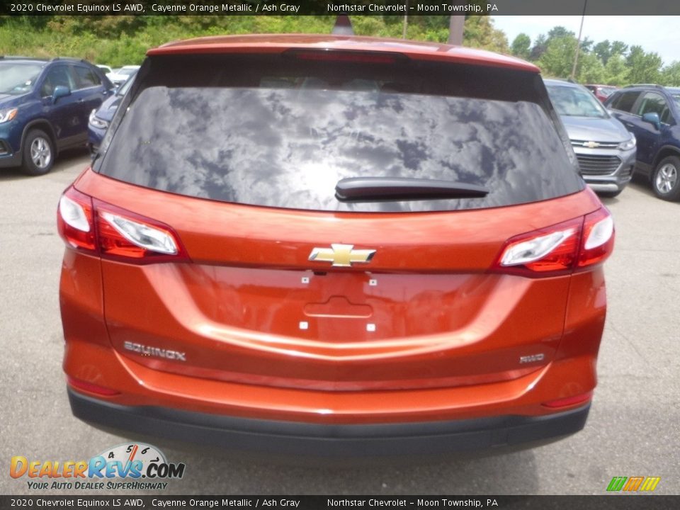 2020 Chevrolet Equinox LS AWD Cayenne Orange Metallic / Ash Gray Photo #5