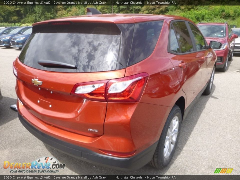 2020 Chevrolet Equinox LS AWD Cayenne Orange Metallic / Ash Gray Photo #6