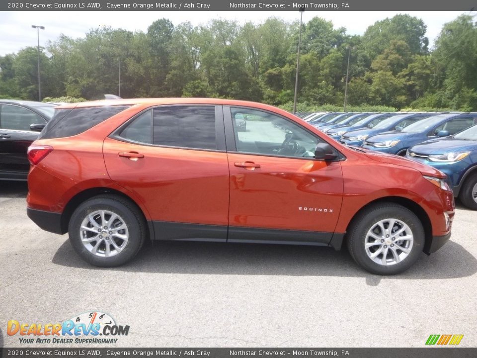 2020 Chevrolet Equinox LS AWD Cayenne Orange Metallic / Ash Gray Photo #7