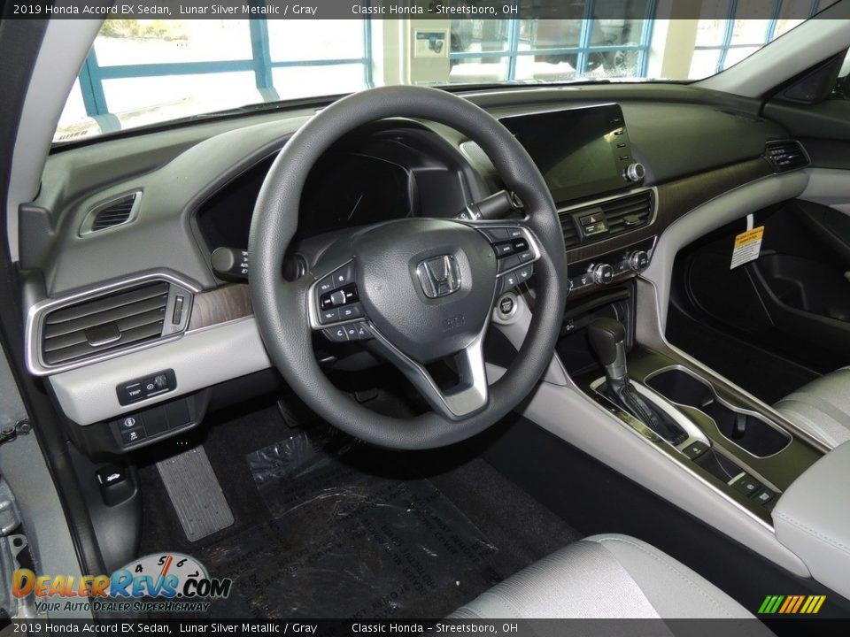 2019 Honda Accord EX Sedan Lunar Silver Metallic / Gray Photo #11
