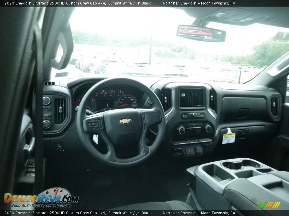2020 Chevrolet Silverado 2500HD Custom Crew Cab 4x4 Summit White / Jet Black Photo #14