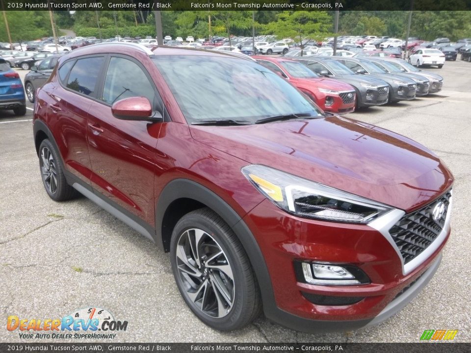 2019 Hyundai Tucson Sport AWD Gemstone Red / Black Photo #3