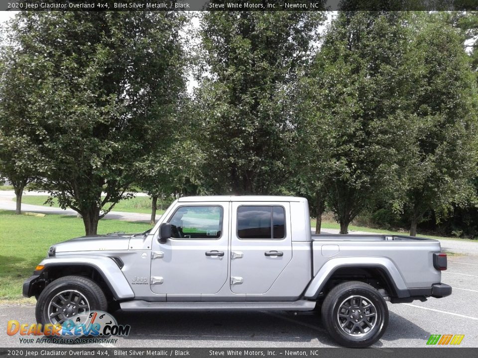 2020 Jeep Gladiator Overland 4x4 Billet Silver Metallic / Black Photo #1