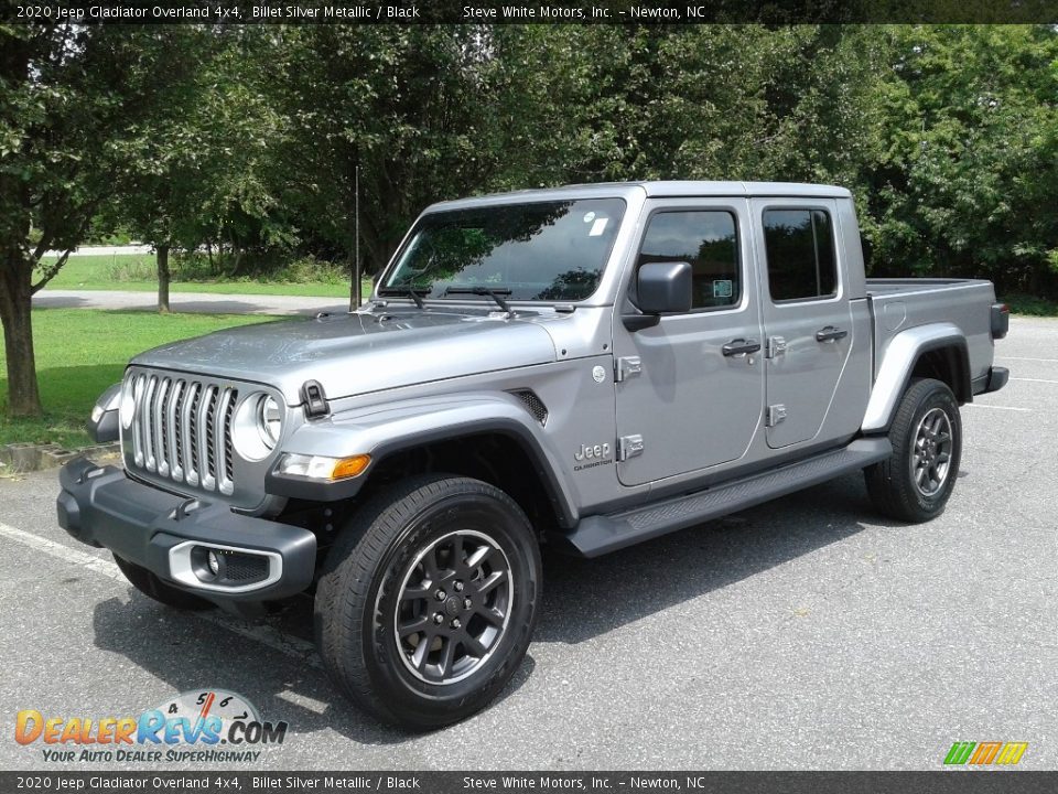 2020 Jeep Gladiator Overland 4x4 Billet Silver Metallic / Black Photo #2