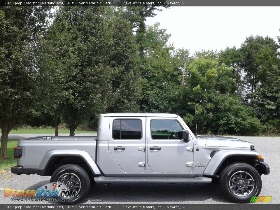 2020 Jeep Gladiator Overland 4x4 Billet Silver Metallic / Black Photo #5