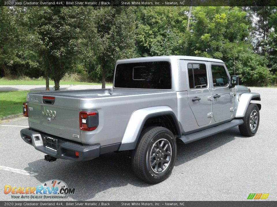 2020 Jeep Gladiator Overland 4x4 Billet Silver Metallic / Black Photo #6