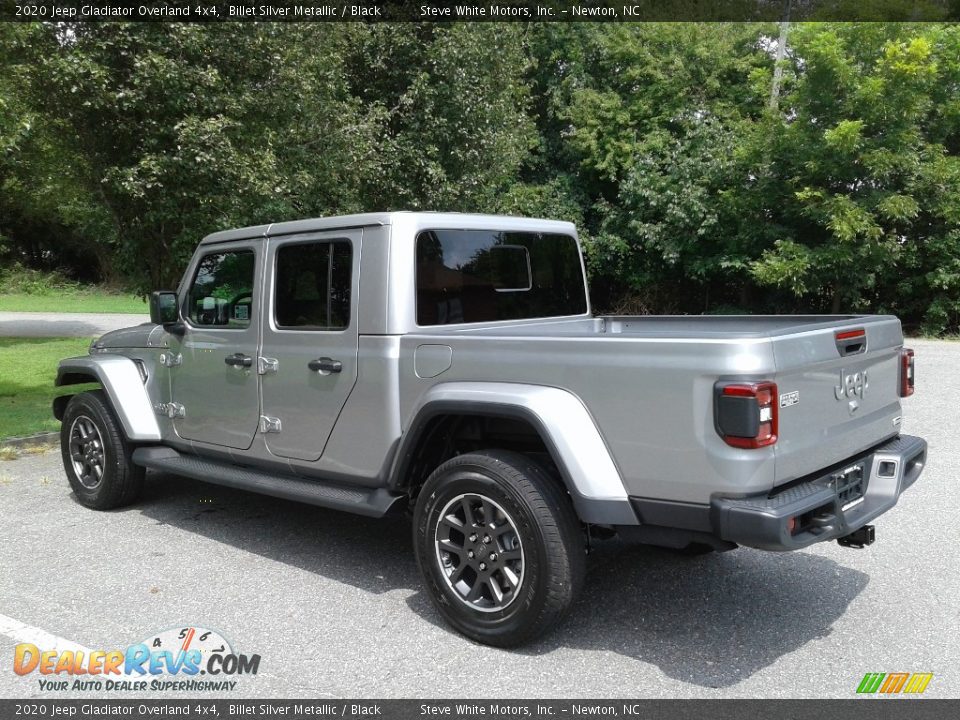 2020 Jeep Gladiator Overland 4x4 Billet Silver Metallic / Black Photo #8