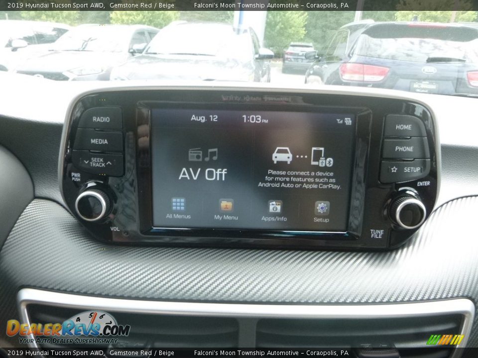 2019 Hyundai Tucson Sport AWD Gemstone Red / Beige Photo #13