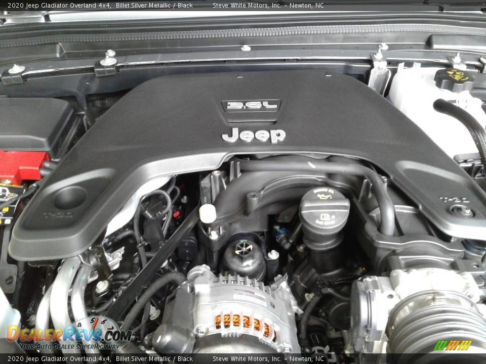 2020 Jeep Gladiator Overland 4x4 Billet Silver Metallic / Black Photo #33