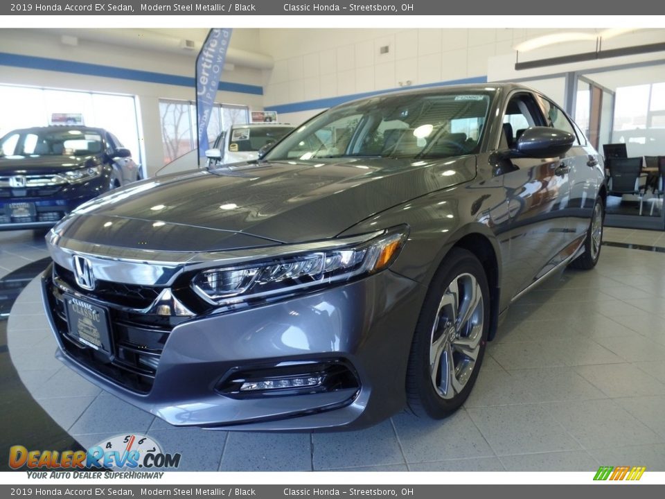 2019 Honda Accord EX Sedan Modern Steel Metallic / Black Photo #1