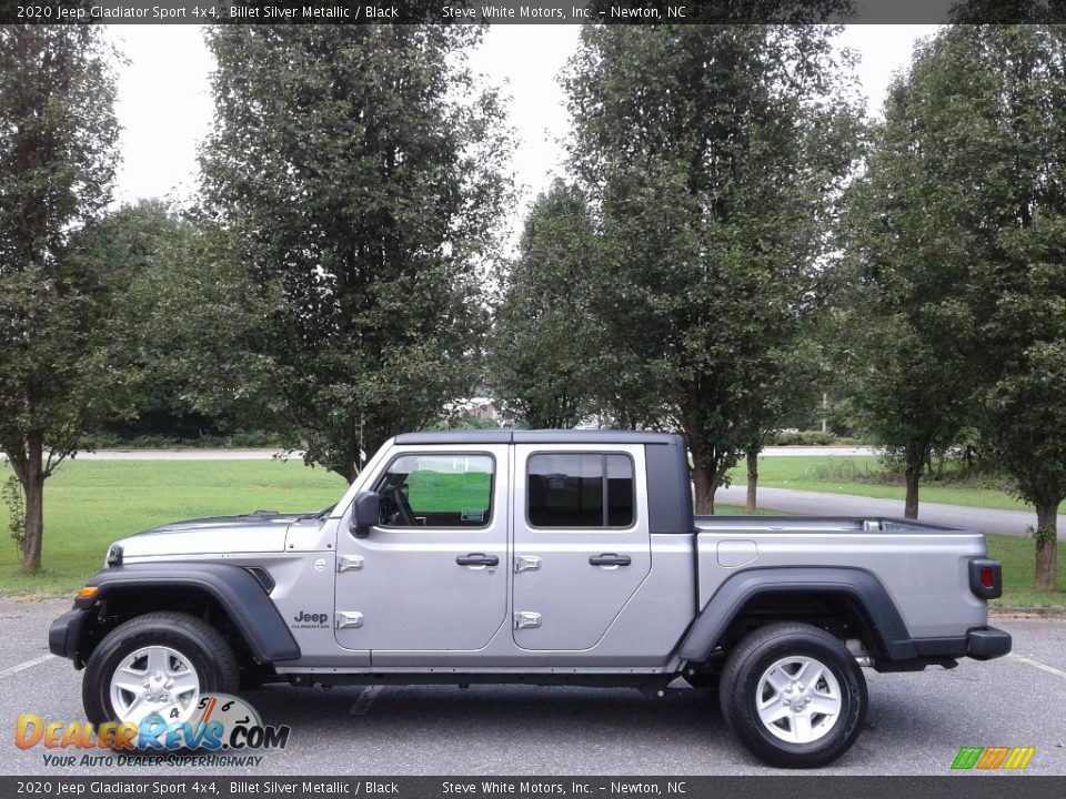 2020 Jeep Gladiator Sport 4x4 Billet Silver Metallic / Black Photo #1