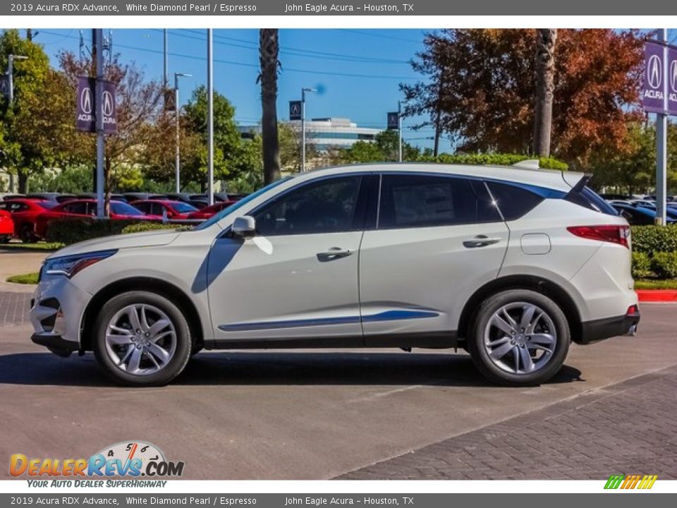 2019 Acura RDX Advance White Diamond Pearl / Espresso Photo #4