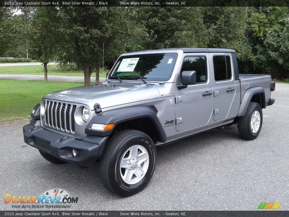 2020 Jeep Gladiator Sport 4x4 Billet Silver Metallic / Black Photo #2