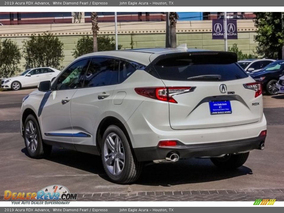 2019 Acura RDX Advance White Diamond Pearl / Espresso Photo #5