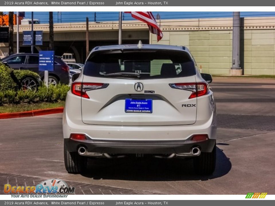 2019 Acura RDX Advance White Diamond Pearl / Espresso Photo #6