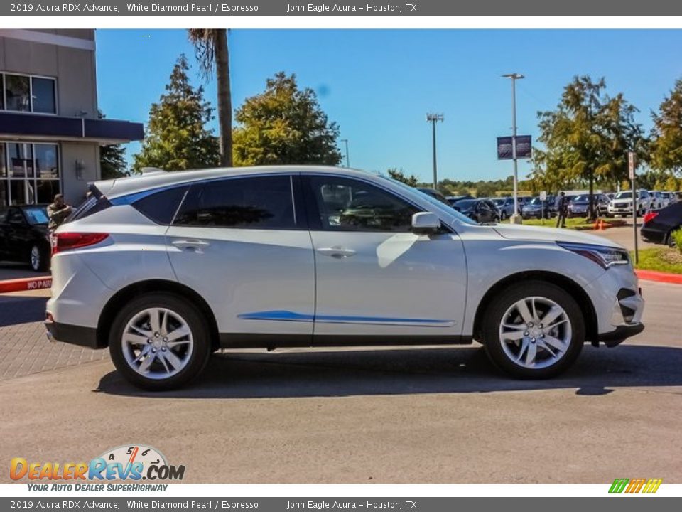 2019 Acura RDX Advance White Diamond Pearl / Espresso Photo #8