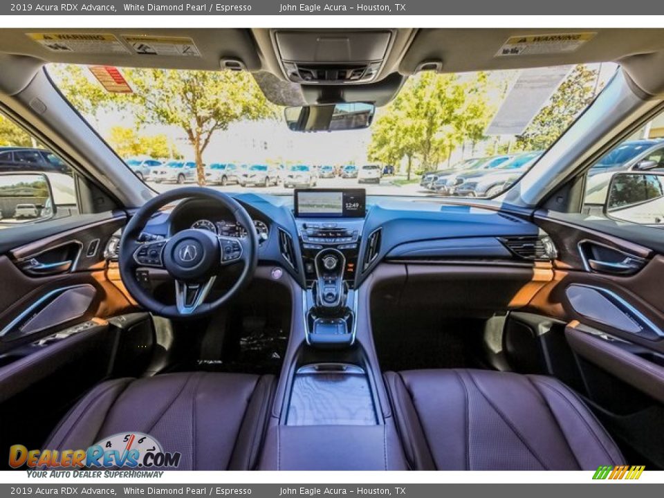 2019 Acura RDX Advance White Diamond Pearl / Espresso Photo #9