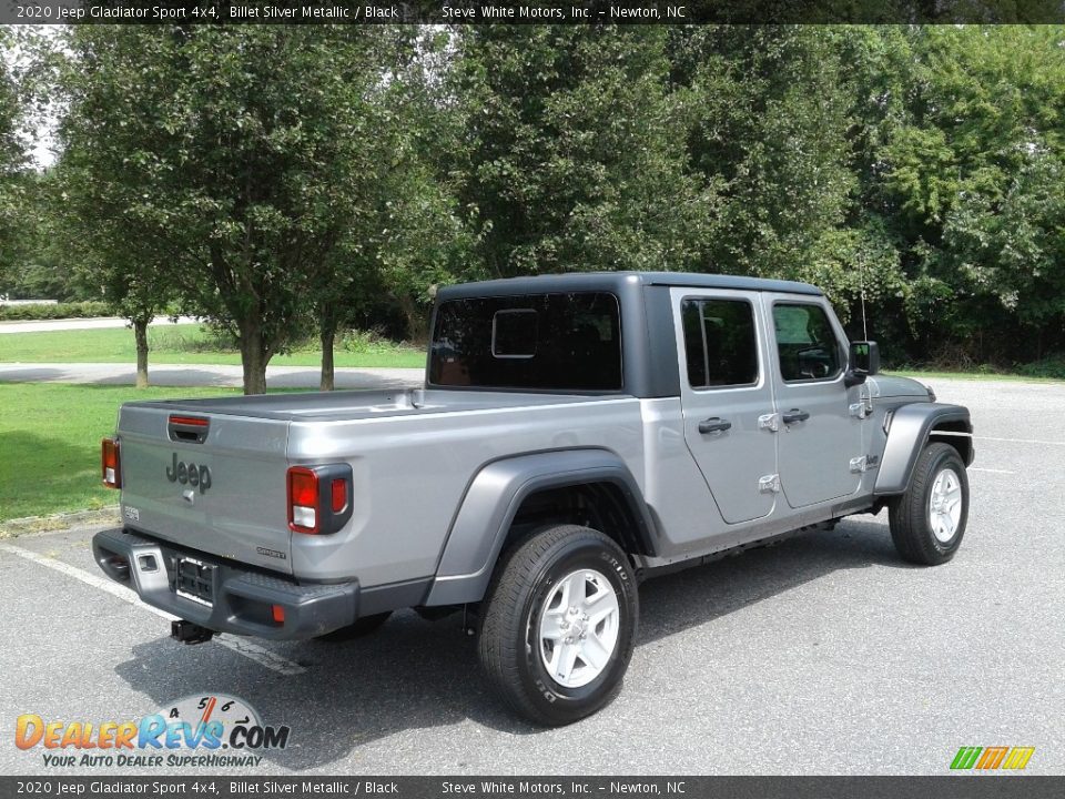 2020 Jeep Gladiator Sport 4x4 Billet Silver Metallic / Black Photo #6