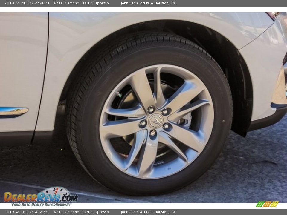 2019 Acura RDX Advance White Diamond Pearl / Espresso Photo #10