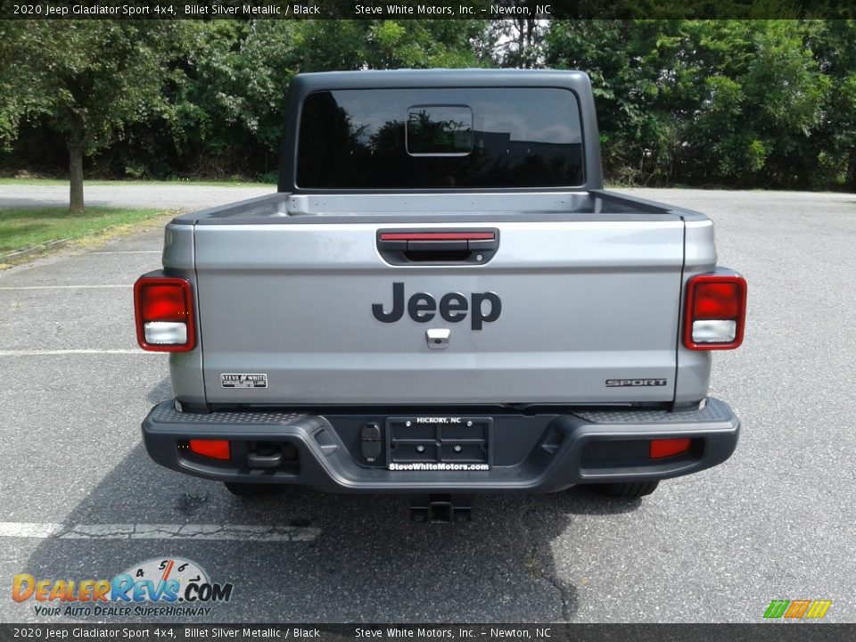 2020 Jeep Gladiator Sport 4x4 Billet Silver Metallic / Black Photo #7