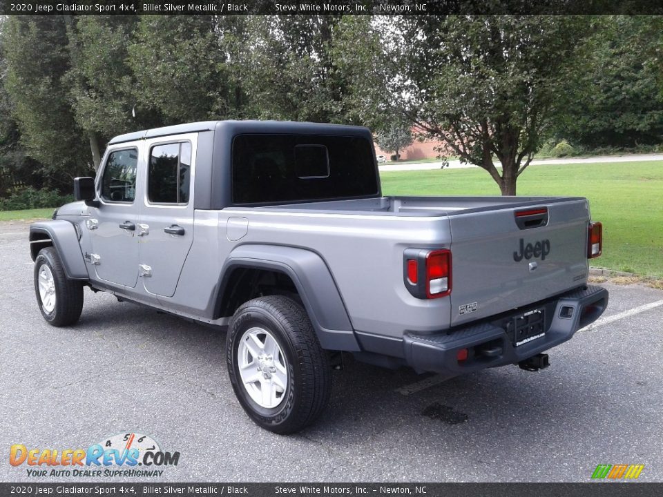 2020 Jeep Gladiator Sport 4x4 Billet Silver Metallic / Black Photo #8