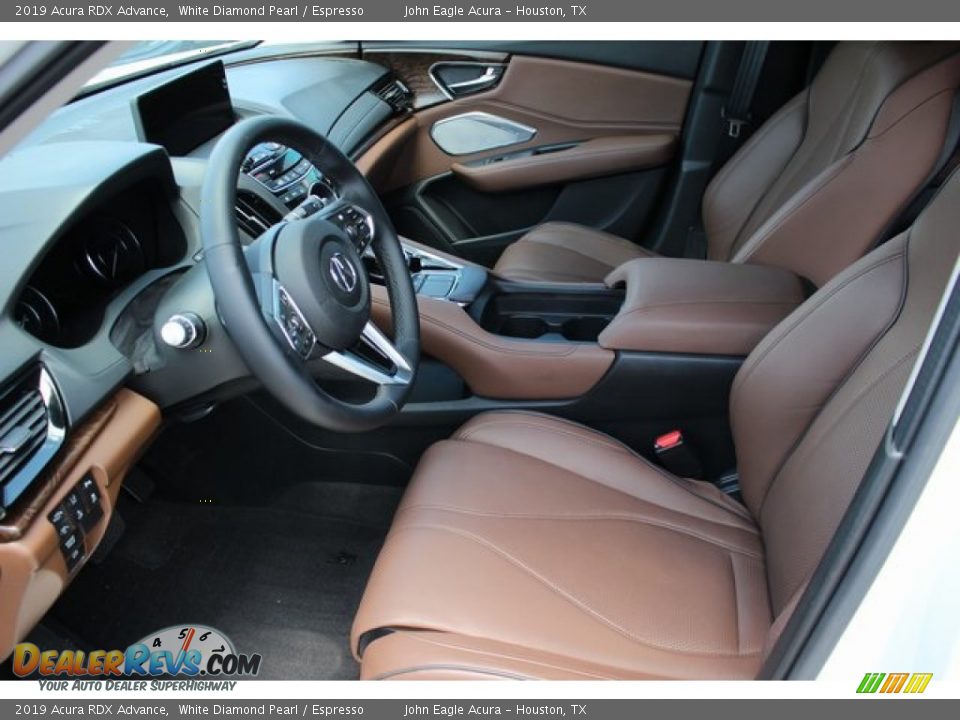 2019 Acura RDX Advance White Diamond Pearl / Espresso Photo #15