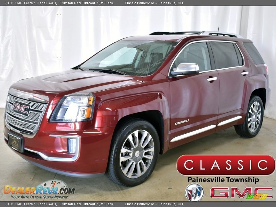 2016 GMC Terrain Denali AWD Crimson Red Tintcoat / Jet Black Photo #1