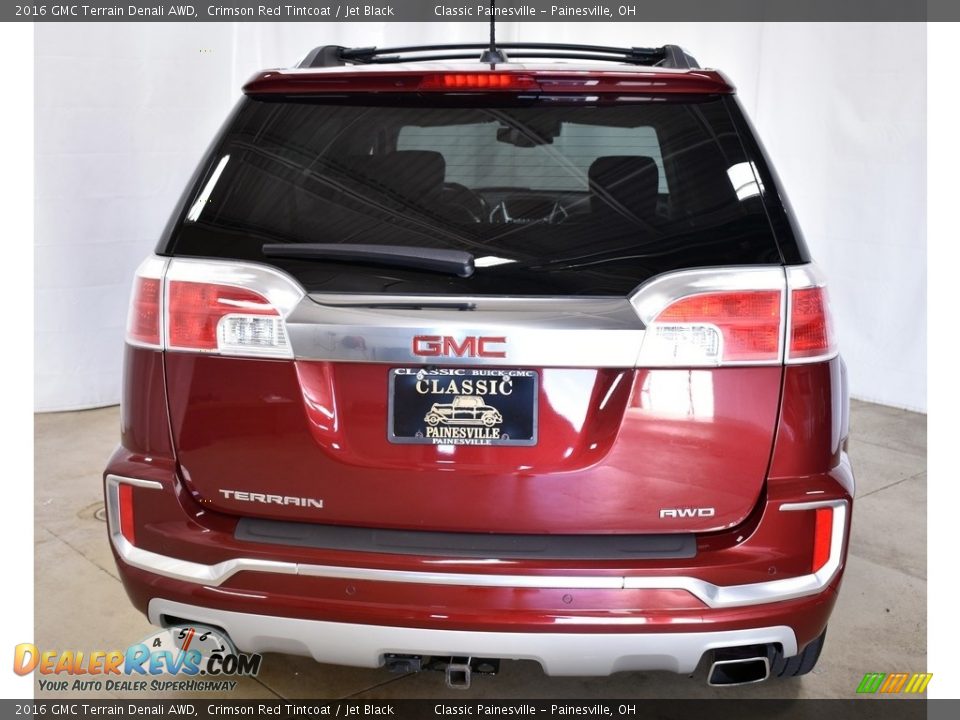 2016 GMC Terrain Denali AWD Crimson Red Tintcoat / Jet Black Photo #3