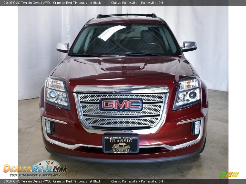 2016 GMC Terrain Denali AWD Crimson Red Tintcoat / Jet Black Photo #4