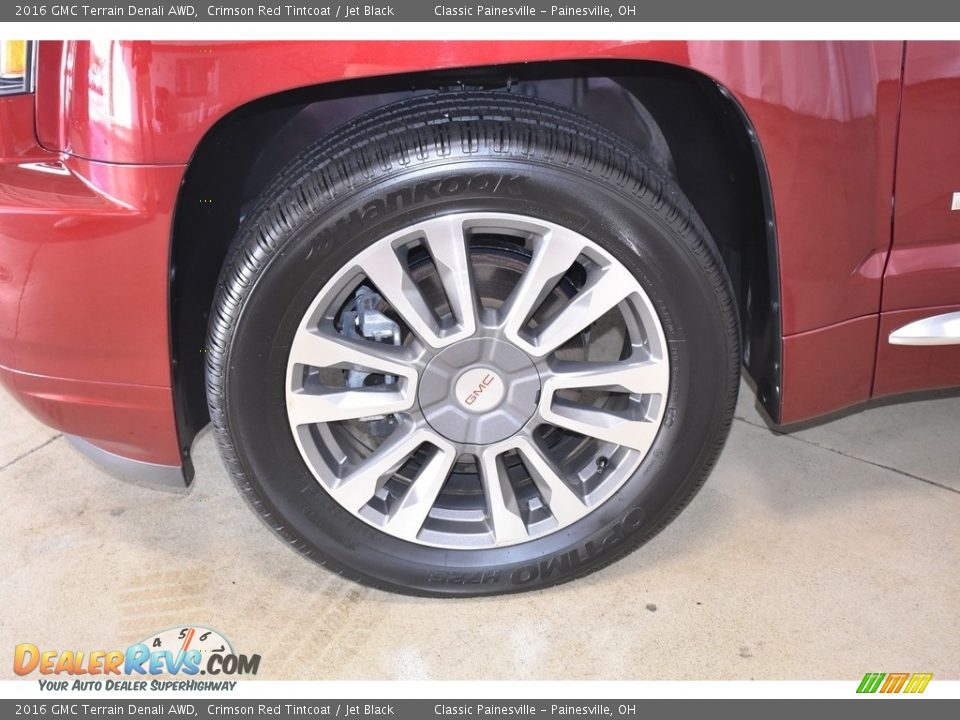 2016 GMC Terrain Denali AWD Crimson Red Tintcoat / Jet Black Photo #5