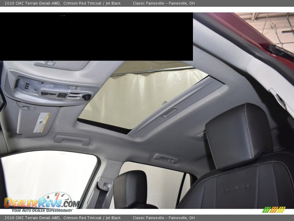 2016 GMC Terrain Denali AWD Crimson Red Tintcoat / Jet Black Photo #6