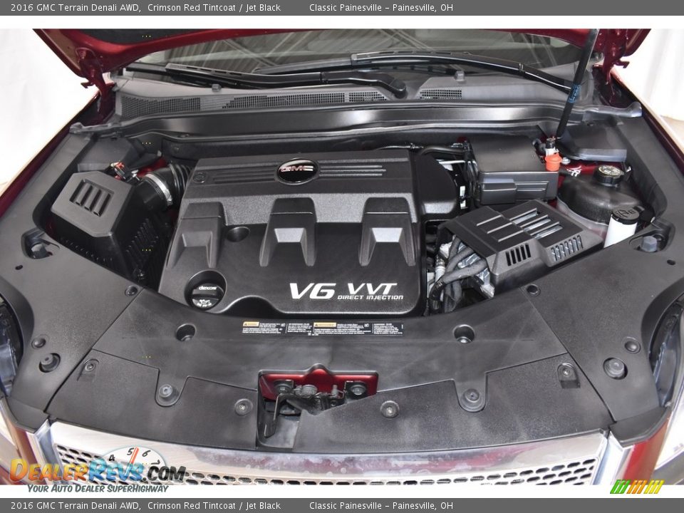 2016 GMC Terrain Denali AWD Crimson Red Tintcoat / Jet Black Photo #7