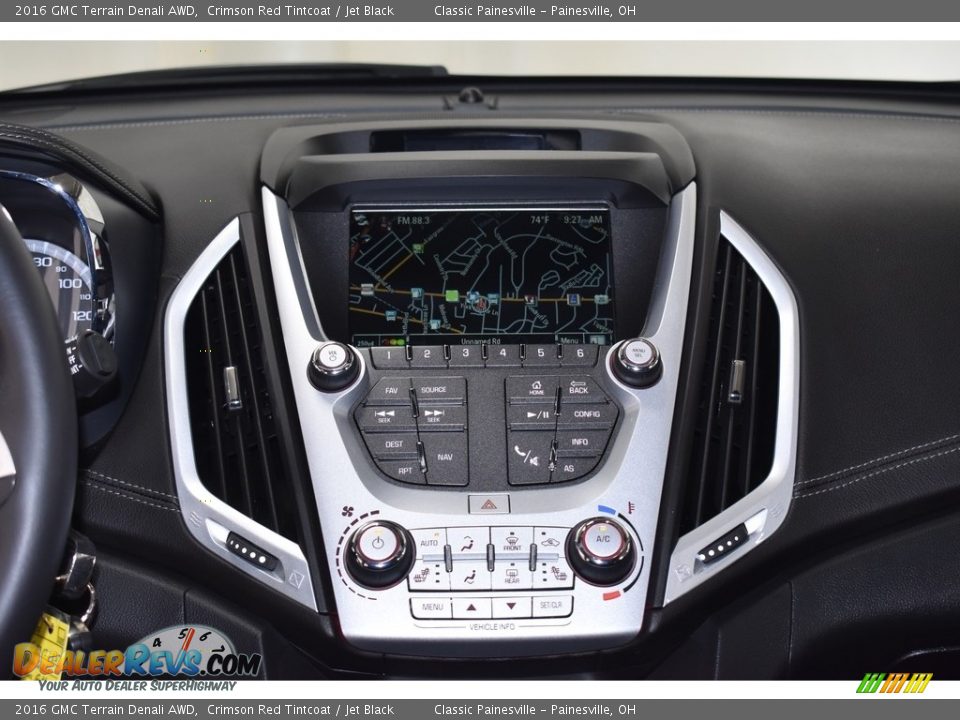 2016 GMC Terrain Denali AWD Crimson Red Tintcoat / Jet Black Photo #13