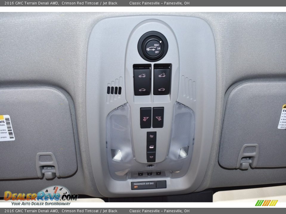 2016 GMC Terrain Denali AWD Crimson Red Tintcoat / Jet Black Photo #15