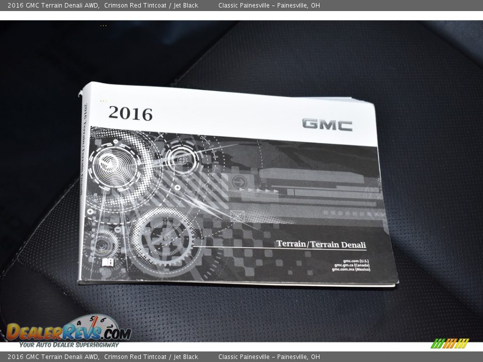 2016 GMC Terrain Denali AWD Crimson Red Tintcoat / Jet Black Photo #17