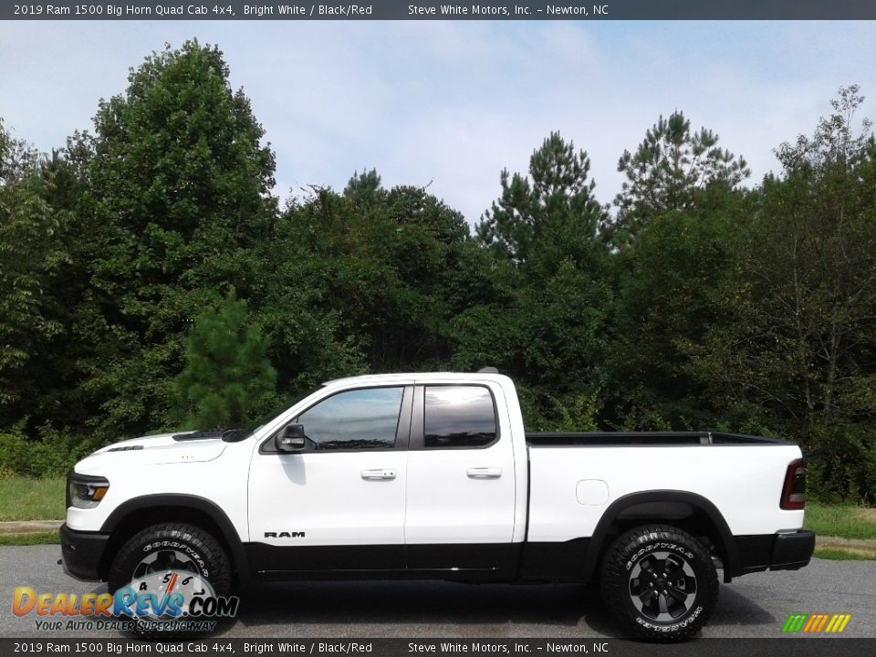 Bright White 2019 Ram 1500 Big Horn Quad Cab 4x4 Photo #1