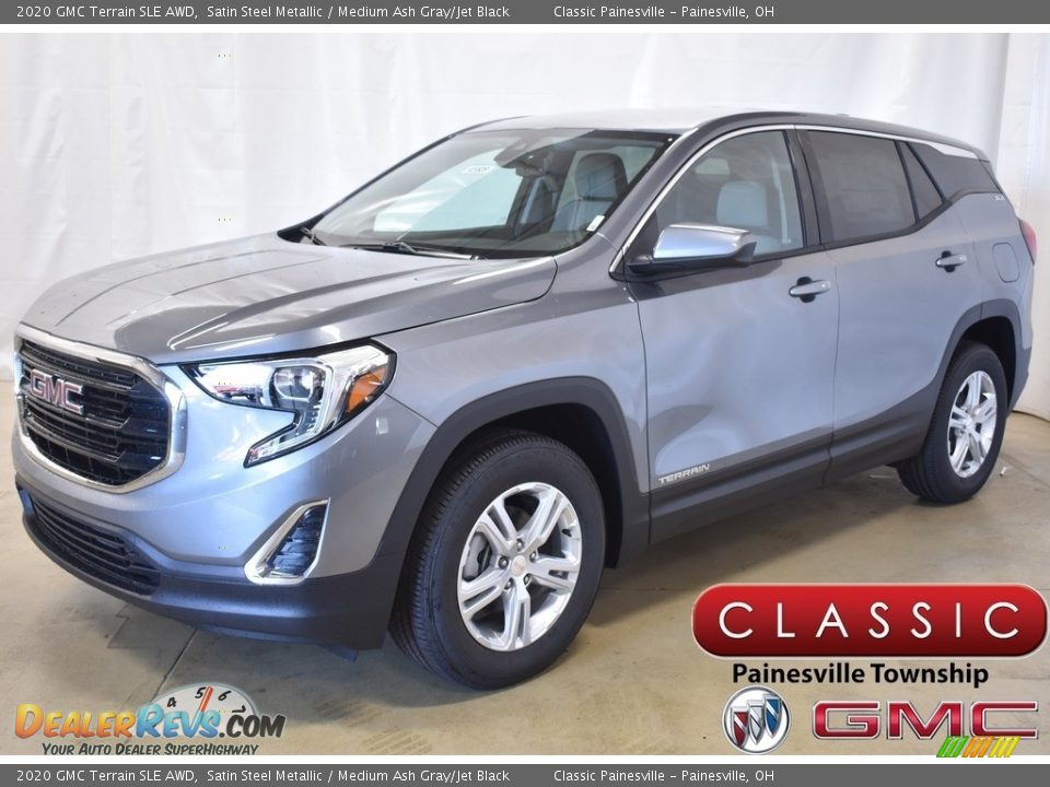 2020 GMC Terrain SLE AWD Satin Steel Metallic / Medium Ash Gray/Jet Black Photo #1