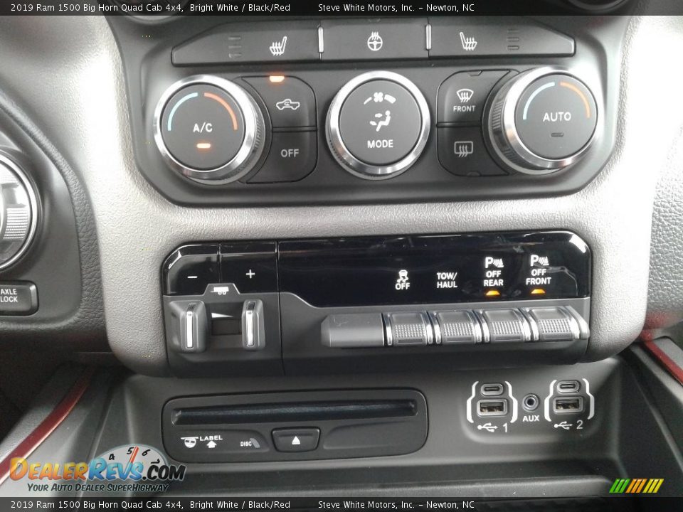 Controls of 2019 Ram 1500 Big Horn Quad Cab 4x4 Photo #27