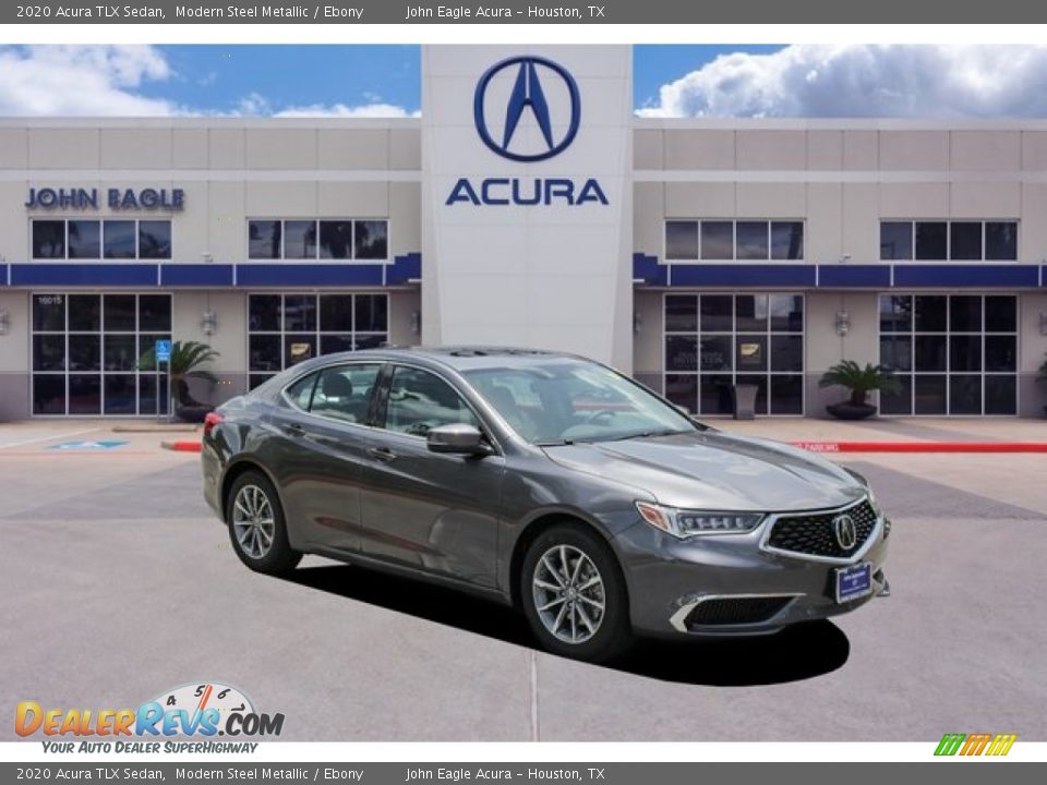 2020 Acura TLX Sedan Modern Steel Metallic / Ebony Photo #1