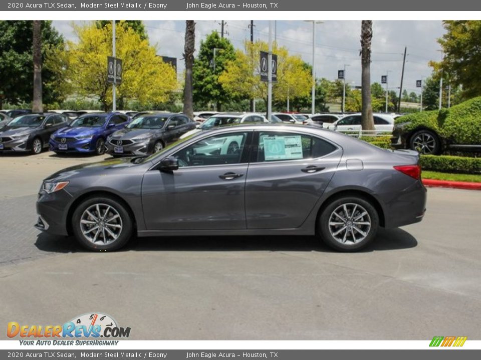 2020 Acura TLX Sedan Modern Steel Metallic / Ebony Photo #3