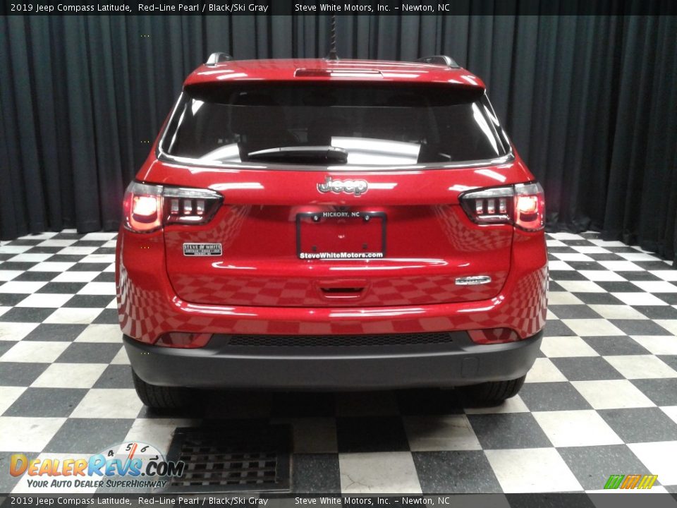 2019 Jeep Compass Latitude Red-Line Pearl / Black/Ski Gray Photo #7