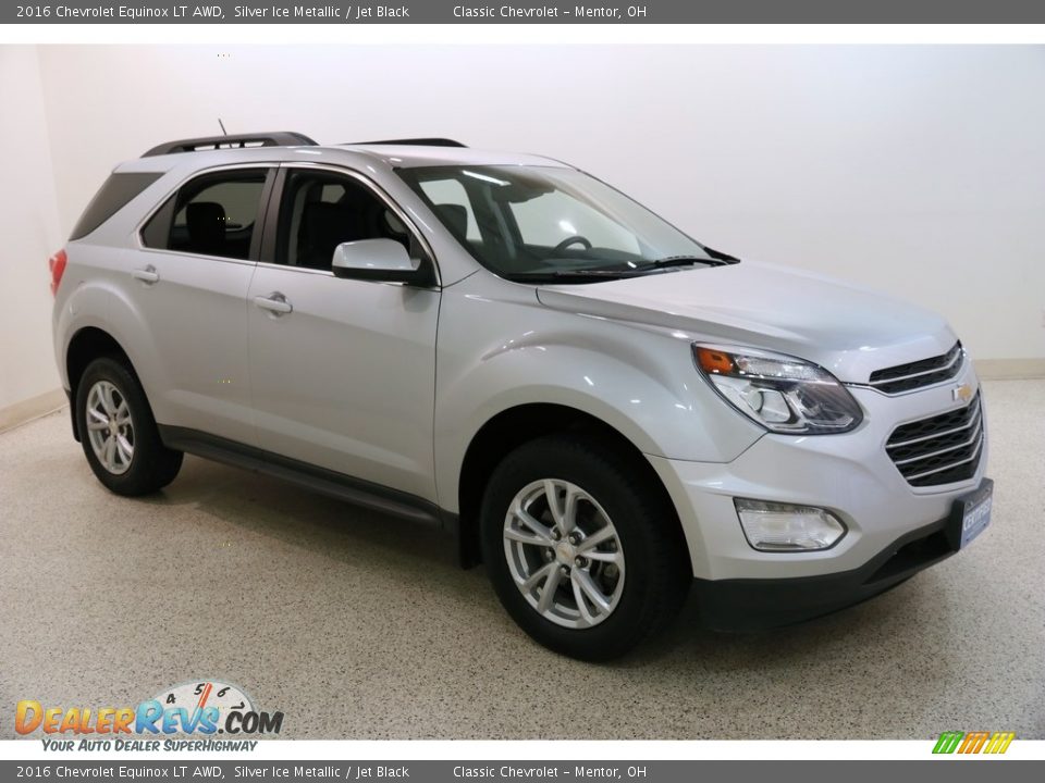 2016 Chevrolet Equinox LT AWD Silver Ice Metallic / Jet Black Photo #1