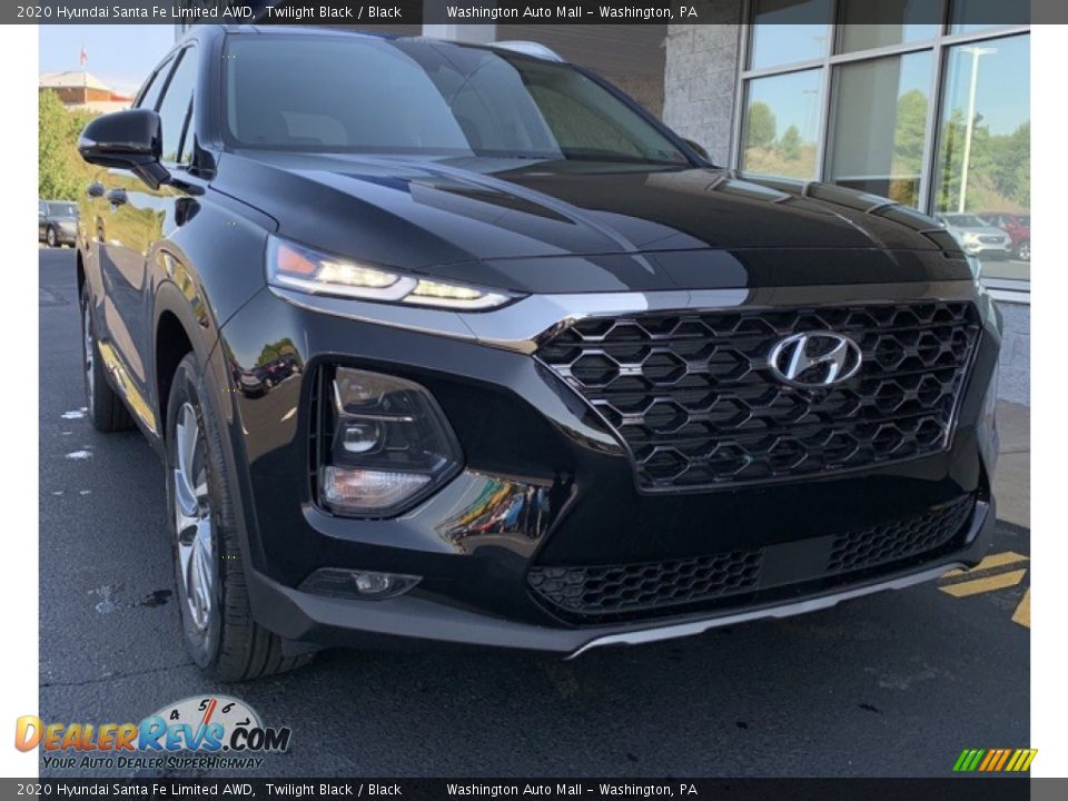 2020 Hyundai Santa Fe Limited AWD Twilight Black / Black Photo #1