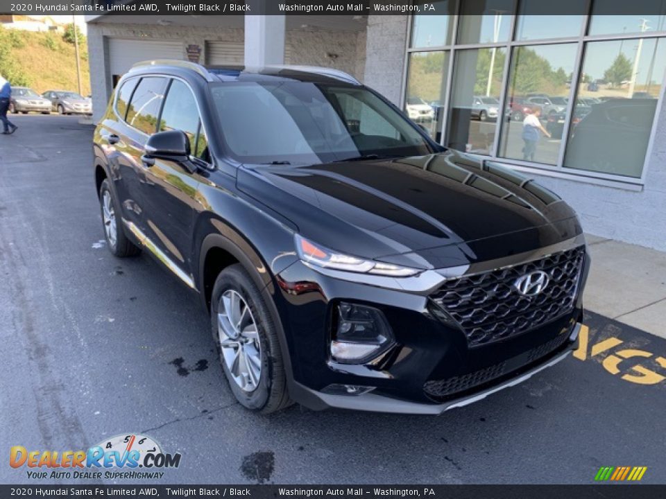 Front 3/4 View of 2020 Hyundai Santa Fe Limited AWD Photo #2